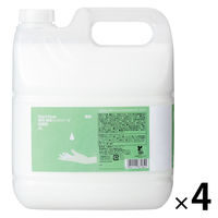 【アスクル限定】薬用 液体ハンドソープ　液体タイプ　業務用4L 1セット（4個）日本石鹸 オリジナル