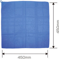 アーテック ループ付カラースカーフ ミニ青 2104 1セット(1枚×5)