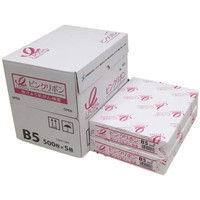 日本製紙 ピンクリボンPPC（コピー用紙） B5サイズ 1箱（2500枚:500枚入×5冊）（取寄品）