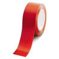 ユニット ラインテープ 赤 50mm幅×33m 863-383A 1セット(2巻)（直送品）
