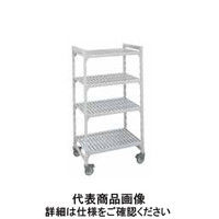 キャンブロ（CAMBRO） プレミアム移動式シェルフ（ソリッド4段） CPMU187267S4 1個（直送品）