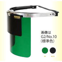 理研化学 ヘルメット装着用ダブル防災面 円筒型 X金具 G2/No.10 370WXG2/#10 1セット（2個）（直送品）