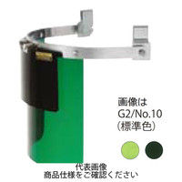 理研化学 ヘルメット装着用ダブル防災面 円筒型 差込金具 GY/No.8 370W-GY/#8 1セット（2個）（直送品）