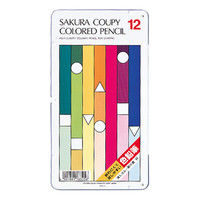 サクラクレパス クーピー色鉛筆12色（スタンダード） PFY12 2個（直送品）