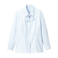 レディスブラウス（長袖） 19号 青系 GBLL-1452-K6-19 サーヴォ（旧サンペックスイスト）（直送品）