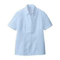 レディスブラウス（半袖） 11号 ブルー GBSL-1251-K1-11 サーヴォ（旧サンペックスイスト）（直送品）