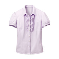 レディスニットブラウス M ラベンダー GCSL-1202-J6-09 サーヴォ（旧サンペックスイスト）（直送品）