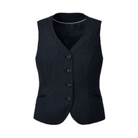 レディスベスト 11号 黒系 GVEL-1555-B6-11 1着 サーヴォ（旧サンペックスイスト）（直送品）