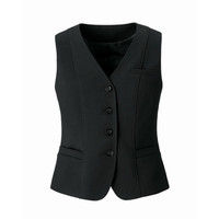 レディスベスト 7号 黒 GVEL-1652-B9-07 1着 サーヴォ（旧サンペックスイスト）（直送品）