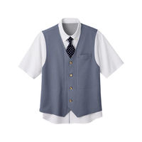 男女兼用シャツ（半袖） 4L 紺系 LBSU-1701-K5-17 1着 サーヴォ（旧サンペックスイスト）（直送品）