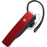 バッファロー Bluetooth4.1/２マイクヘッドセット/メタルアンテナ搭載＆ＮＦＣ対応/マイク搭載/BSHSBE500RD（直送品）