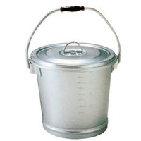 オオイ金属 アルマイト 丸型一重 食缶 211 6L φ260×H170 5750500（取寄品）