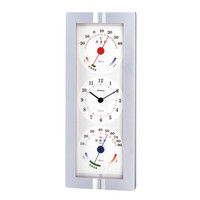 温湿度計付時計 ウエザータイム TQ-723 2935400 エンペックス気象計（取寄品）