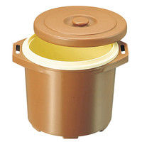 台和 プラスチック 保温食缶 ごはん用 DF-R1 大 D/B 0821900（取寄品）