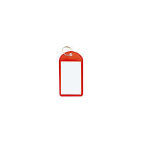 コクヨ（KOKUYO） ソフトキーホルダー型名札 赤 カード寸法45×28mm ナフ-220R 1セット（50個） 51124618（直送品）