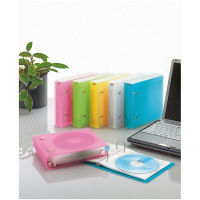 コクヨ（KOKUYO） CD/DVDファイル 22枚収容 ケース付 クリア EDF-CF221T 1セット（5冊） 58947371（直送品）