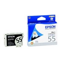 エプソン（EPSON） 純正インク ICGY55 グレー 1個（直送品）