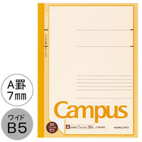 コクヨ キャンパスノート プリント貼付用 A罫 ノー3HAN 1セット(2冊)
