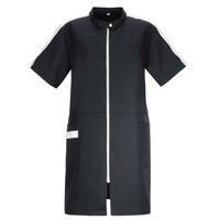 シロタコーポレーション レディスジャケット 3102 ブラック S エステ サロンユニフォーム 1枚（直送品）