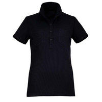 シロタコーポレーション カットソー E-3106 ブラック L エステ サロンユニフォーム 1枚（直送品）