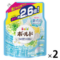 ボールドジェル フレッシュピュアクリーンの香り 詰め替え 超ジャンボ 1.58kg 1セット（2個入） 洗濯洗剤 P&G