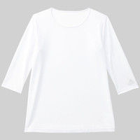 アディダス インナーTシャツ（男女兼用） SMS900 ホワイト XS KAZEN（カゼン） 医療白衣 1枚（直送品）