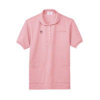 トンボ ポロシャツ レディスケアワークシャツ 12シェルピンク S 1枚（取寄品）
