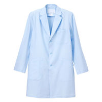 ナガイレーベン 男子シングル診察衣（ハーフ丈） ブルー S KEX-5180（取寄品）