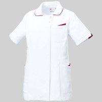 チトセ mizuno unite（ミズノユナイト） ジャケット 女性用 MZ-0160 バーガンディ S 医療白衣 1枚（取寄品）