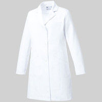 チトセ mizuno unite（ミズノユナイト） ドクターコート 女性用 MZ-0175 ホワイト L 医療白衣 1枚（取寄品）
