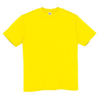 アイトス Tシャツ（男女兼用） MT180 イエロー S 1袋（10枚組）（直送品）