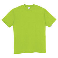 アイトス Tシャツ（男女兼用） MT180 ライム M 1袋（10枚組）（直送品）