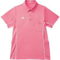 アディダス ポロシャツ（男女兼用） SCS732 ピンク M KAZEN（カゼン） 医療白衣 1枚（直送品）