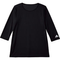 アディダス インナーTシャツ（男女兼用） SMS900 ブラック S KAZEN（カゼン） 医療白衣 1枚（直送品）