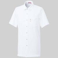 ルコックスポルティフ ユニセックスニットシャツ UZL3064 ホワイト S 介護ユニフォーム 1枚（直送品）