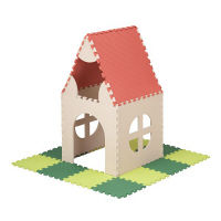 【アウトレット】ハウスマット レッド 4573306861454 1セット（18枚：カラーマット12枚、カラーマットメガ6枚） シービージャパン