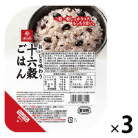 十六穀ごはん無菌パック 150g 1セット（3個）　はくばく 　包装米飯　パックごはん