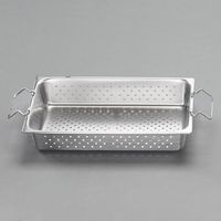 エスコ 530x325x100mm 穴付トレー(ステンレス製) EA508S-153 1個（直送品）