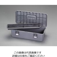 エスコ 700x320x210mm 工具箱(中皿付) EA505LA-26 1個（直送品）