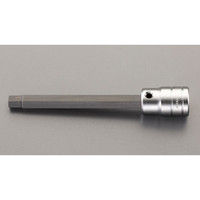 エスコ 1/2”DR/12x132mm [HEX]ビットソケット EA618RW-212 1セット(4本)（直送品）