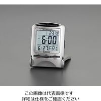 エスコ 76x 61x 77mm 置時計(デジタル) EA798CA-143 1セット(2個)（直送品）