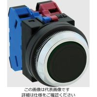 エスコ（esco） 1a/30mm 押しボタンスイッチ（平型/黒） 1セット（5個） EA940D-1BA（直送品）