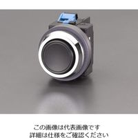 エスコ（esco） 1a/30mm 押しボタンスイッチ（オルタネイト/平型/黒） 1セット（2個） EA940D-4A（直送品）