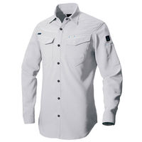 アイトス HERO’S UNIFORM 長袖シャツ（男女兼用） シルバーグレー S AZ-2935-003-S（直送品）