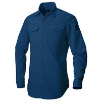 アイトス HERO’S UNIFORM 長袖シャツ（男女兼用） ネイビー SS AZ-2935-008-SS（直送品）