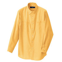 アイトス HERO’S 長袖ボタンダウンシャツ（コードレーン）（男女兼用） オレンジ AZ-50401-163