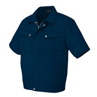 アイトス HERO’S UNIFORM 半袖ブルゾン ネイビー SS AZ-5661-008-SS（直送品）