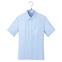 アイトス Pieds 半袖ブラウス ミントブルー 23号 HCB2610-025-23（直送品）