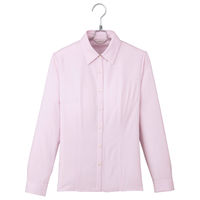 アイトス Pieds 長袖ブラウス ピンク 23号 HCB2611-038-23（直送品）