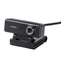 WEBカメラ マイク内蔵 200万画素 高精細ガラスレンズ 上下角度調整可能 ブラック UCAM-C520FBBK エレコム 1個